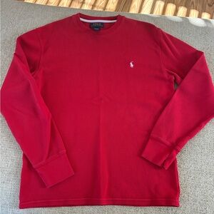 Polo Ralph Lauren Boys Long Sleeve Waffle Shirt